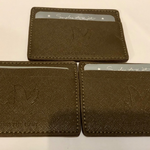 New 3 pc Brown Duck Card Holders - Picture 1 of 3